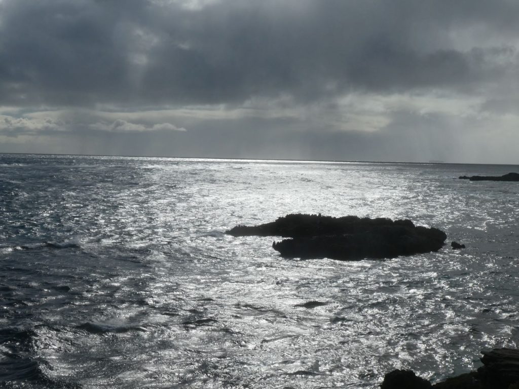 The skies turned black and the rain came down, the thing to see and so during winter.