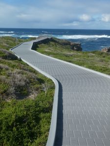 Boardwalk to Cape Vlamingh a lovely thing to do and see on Rottnest Island.
