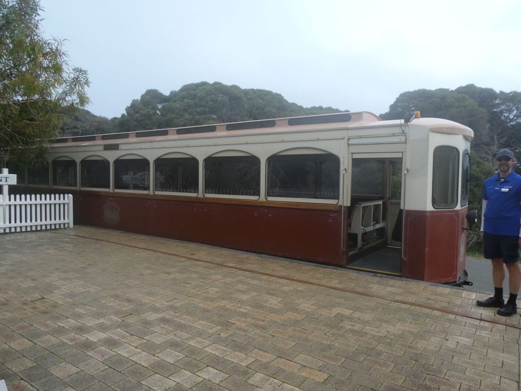 Old train tram ride is the thing to do on Rottnest Island.