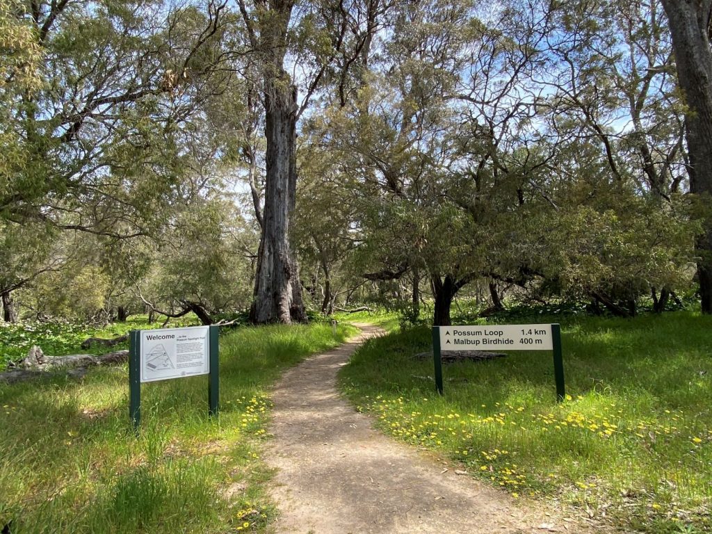 Possum trail Sign