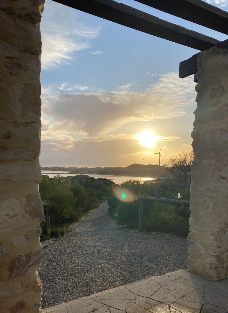 Watching the sunset on Rotto is the thing to do and see.