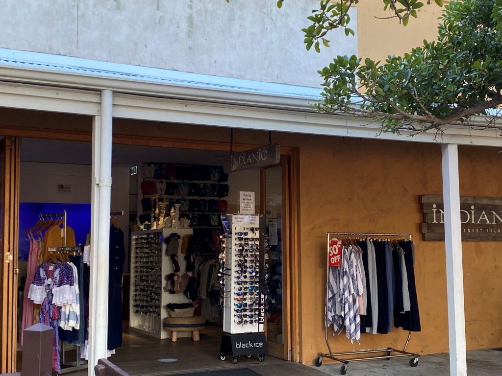 Indiana clothing shop.
