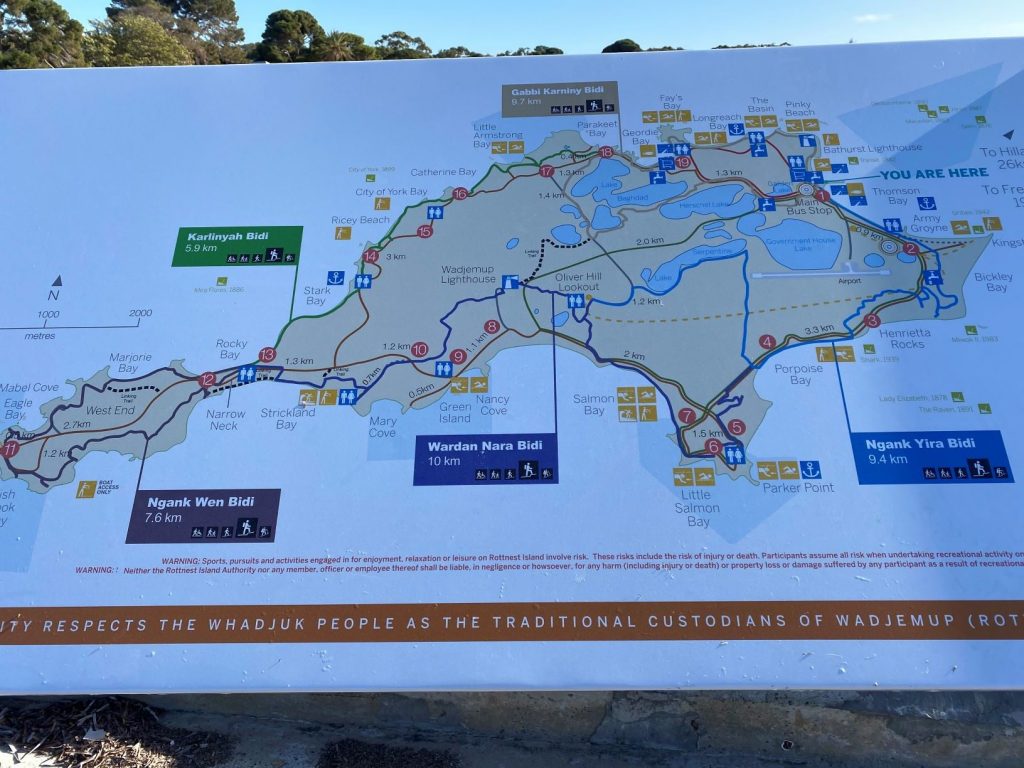 The Wadjemup Walk Trail a great thing to do on Rottnest Island.