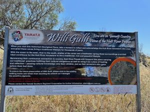 Willi Gulli Cave info sign