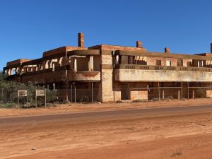 The Big Bell Hotel Ruins near Cue.