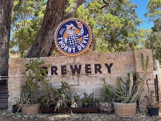 Thorny Devil Brewery sign