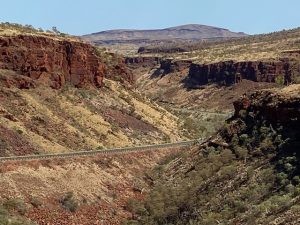 Albert Tognolini lookout with stunning views of the gorge below.