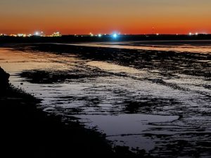 A sunset view from Cemetery beach